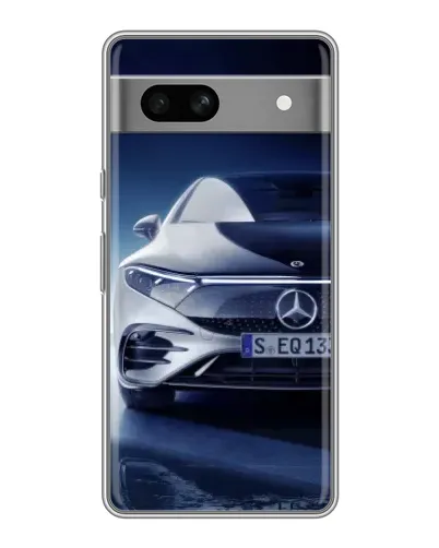 Чехол для Google Pixel 7A с картинкой «Mercedes EQ — будущее»