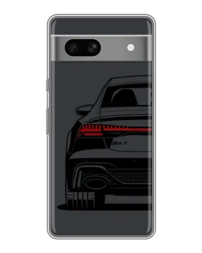 Чехол для Google Pixel 7A с картинкой «Задняя часть Audi — арт»