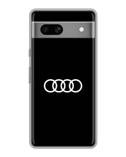 Чехол для Google Pixel 7A с картинкой «Audi White Logo»