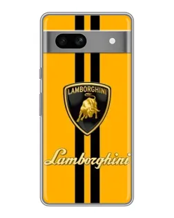 Чохол для Google Pixel 7A з картинкою «Lamborghini Stripe жовтий»