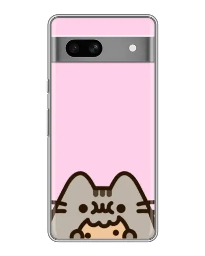 Чохол для Google Pixel 7A з картинкою «Pusheen та печиво»