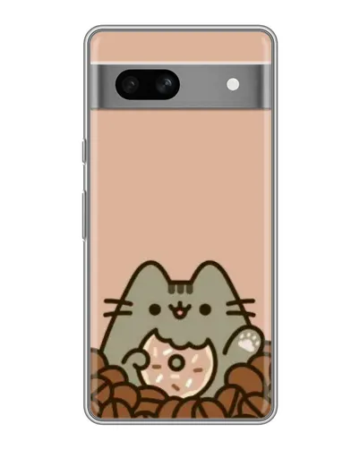Чохол для Google Pixel 7A з картинкою «Кавовий Пушин»