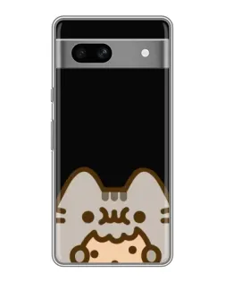 Чохол для Google Pixel 7A з картинкою «Пушин на чорному»
