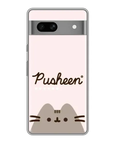 Чохол для Google Pixel 7A з картинкою «Pusheen логотип»