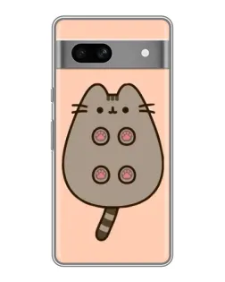 Чохол для Google Pixel 7A з картинкою «Пушин пузиком догори»