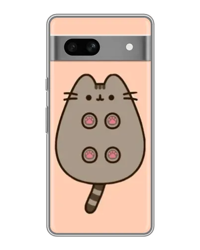 Чохол для Google Pixel 7A з картинкою «Пушин пузиком догори»