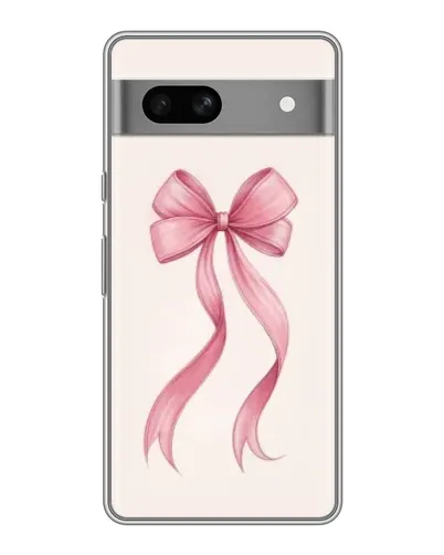 Чехол для Google Pixel 7A с картинкой «Розовый бант»