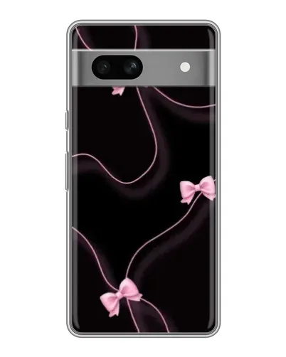 Чехол для Google Pixel 7A с картинкой «Розовые ленты»