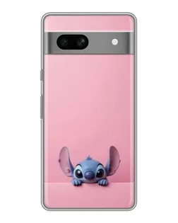 Чехол для Google Pixel 7A с картинкой «Stitch выглядывает»