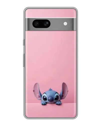 Чехол для Google Pixel 7A с картинкой «Stitch выглядывает»