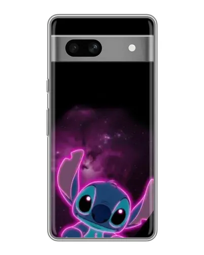 Чехол для Google Pixel 7A с картинкой «Неоновый Stitch»
