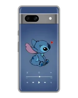 Чехол для Google Pixel 7A с картинкой «Музыкальный Stitch»