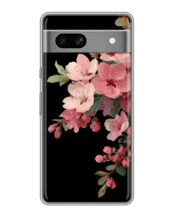 Чехол для Google Pixel 7A с картинкой «Розовая ветка сакуры»