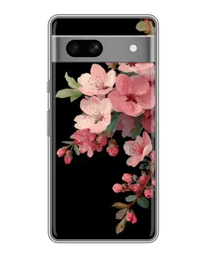 Чехол для Google Pixel 7A с картинкой «Розовая ветка сакуры»