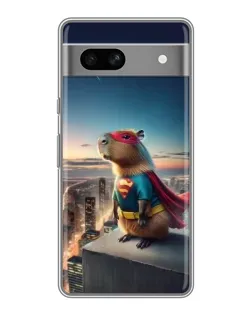 Чохол для Google Pixel 7A з картинкою «Капі-мен супергерой»