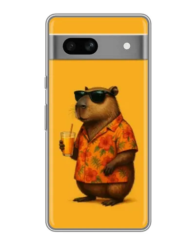 Чохол для Google Pixel 7A з картинкою «Капібара на відпочинку»