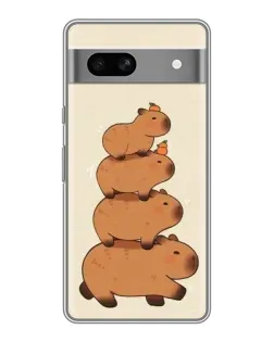 Чохол для Google Pixel 7A з картинкою «Вежа з капібар»
