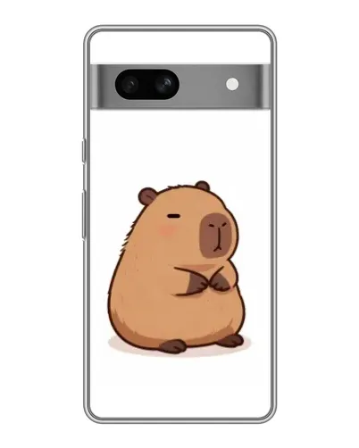 Чохол для Google Pixel 7A з картинкою «Товстенька капібара»