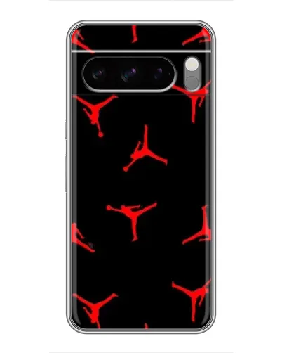 Чохол для Google Pixel 8 Pro з картинкою «Jordan Red Pattern»