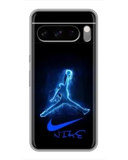 Чохол для Google Pixel 8 Pro з картинкою «Jordan Neon Blue»