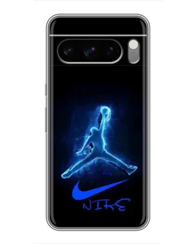 Чохол для Google Pixel 8 Pro з картинкою «Jordan Neon Blue»