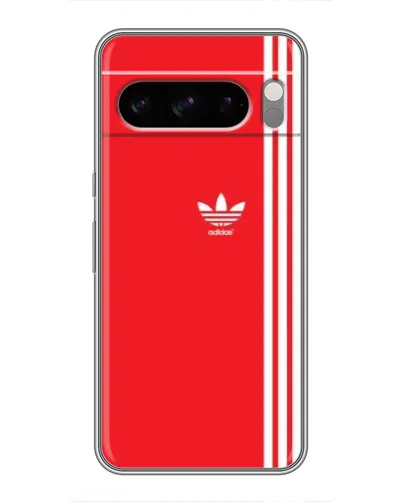 Чохол для Google Pixel 8 Pro з картинкою «Червоний мінімалізм Adidas»