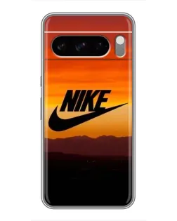 Чехол для Google Pixel 8 Pro с картинкой «Nike — вечерний горизонт»