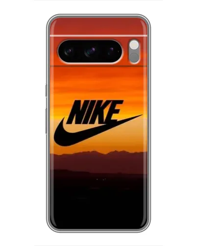 Чехол для Google Pixel 8 Pro с картинкой «Nike — вечерний горизонт»