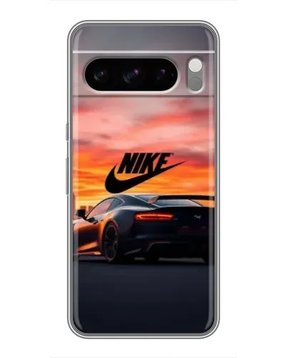 Чехол для Google Pixel 8 Pro с картинкой «Nike и суперкар»