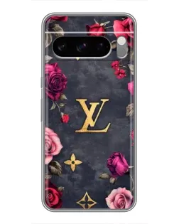 Чехол для Google Pixel 8 Pro с картинкой «Цветочный Louis Vuitton»