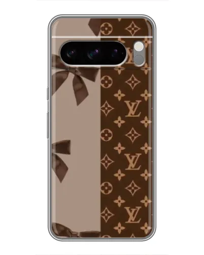 Чехол для Google Pixel 8 Pro с картинкой «Louis Vuitton — банты»