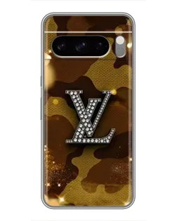 Чехол для Google Pixel 8 Pro с картинкой «Камуфляжный Louis Vuitton»