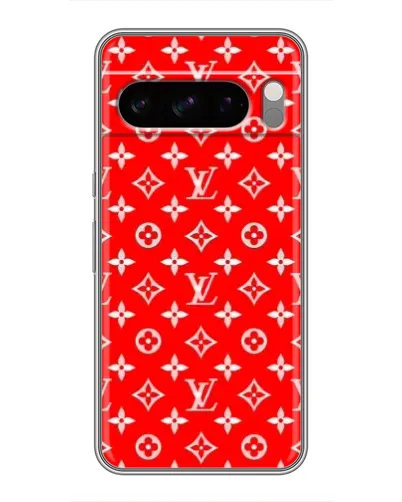 Чехол для Google Pixel 8 Pro с картинкой «Яркий паттерн LV»