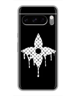 Чехол для Google Pixel 8 Pro с картинкой «Цветочная монограмма»