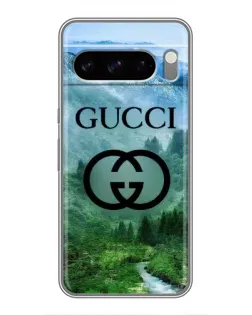 Чохол для Google Pixel 8 Pro з картинкою «Gucci — гірський пейзаж»