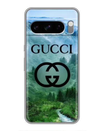 Чохол для Google Pixel 8 Pro з картинкою «Gucci — гірський пейзаж»