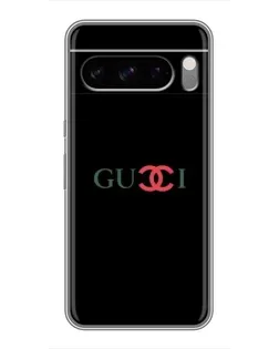 Чохол для Google Pixel 8 Pro з картинкою «Gucci — червоний градієнт»