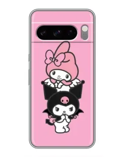 Чохол для Google Pixel 8 Pro з картинкою «My Melody та Kuromi»