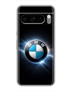 Чохол для Google Pixel 8 Pro з картинкою «BMW — неонове сяйво»