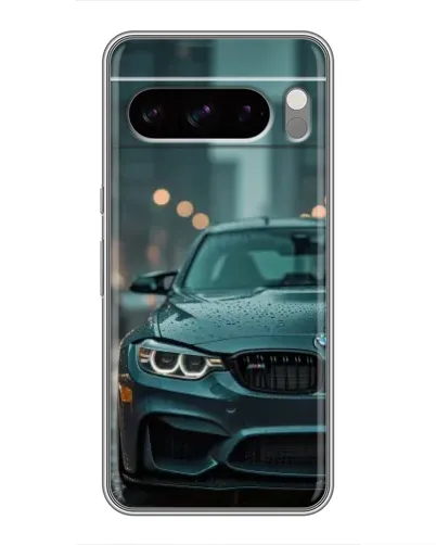 Чохол для Google Pixel 8 Pro з картинкою «BMW у вогнях міста»