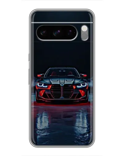 Чохол для Google Pixel 8 Pro з картинкою «BMW на мокрій дорозі»