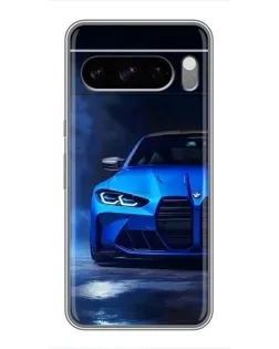 Чохол для Google Pixel 8 Pro з картинкою «Блакитна BMW M4»