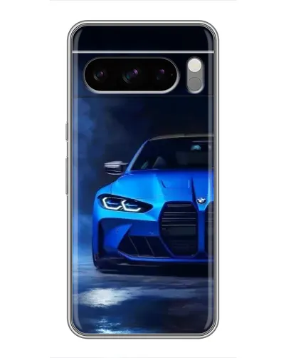 Чохол для Google Pixel 8 Pro з картинкою «Блакитна BMW M4»