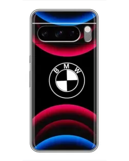 Чохол для Google Pixel 8 Pro з картинкою «Логотип BMW та неонові дуги»