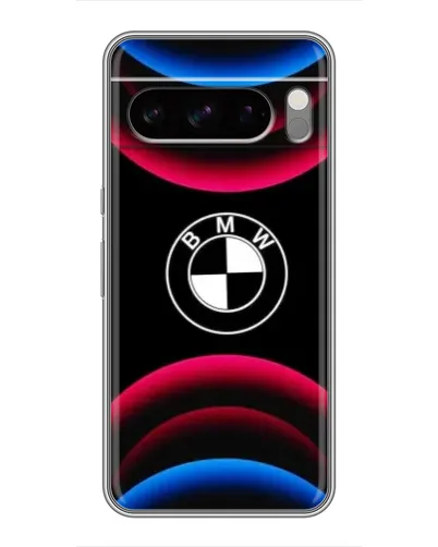 Чохол для Google Pixel 8 Pro з картинкою «Логотип BMW та неонові дуги»