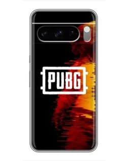Чехол для Google Pixel 8 Pro с картинкой «Яркий логотип PUBG»