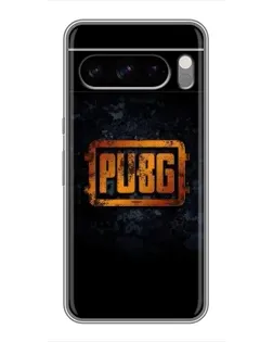 Чехол для Google Pixel 8 Pro с картинкой «PUBG — золотой логотип»