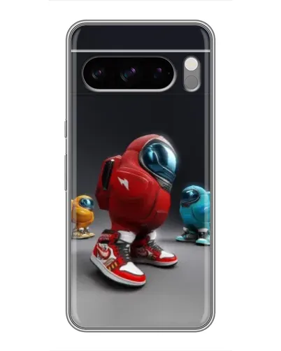Чехол для Google Pixel 8 Pro с картинкой «Among Us — 3D стиль»