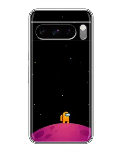 Чехол для Google Pixel 8 Pro с картинкой «Одинокий герой на планете»