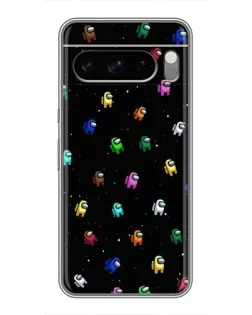 Чехол для Google Pixel 8 Pro с картинкой «Экипаж Among Us»